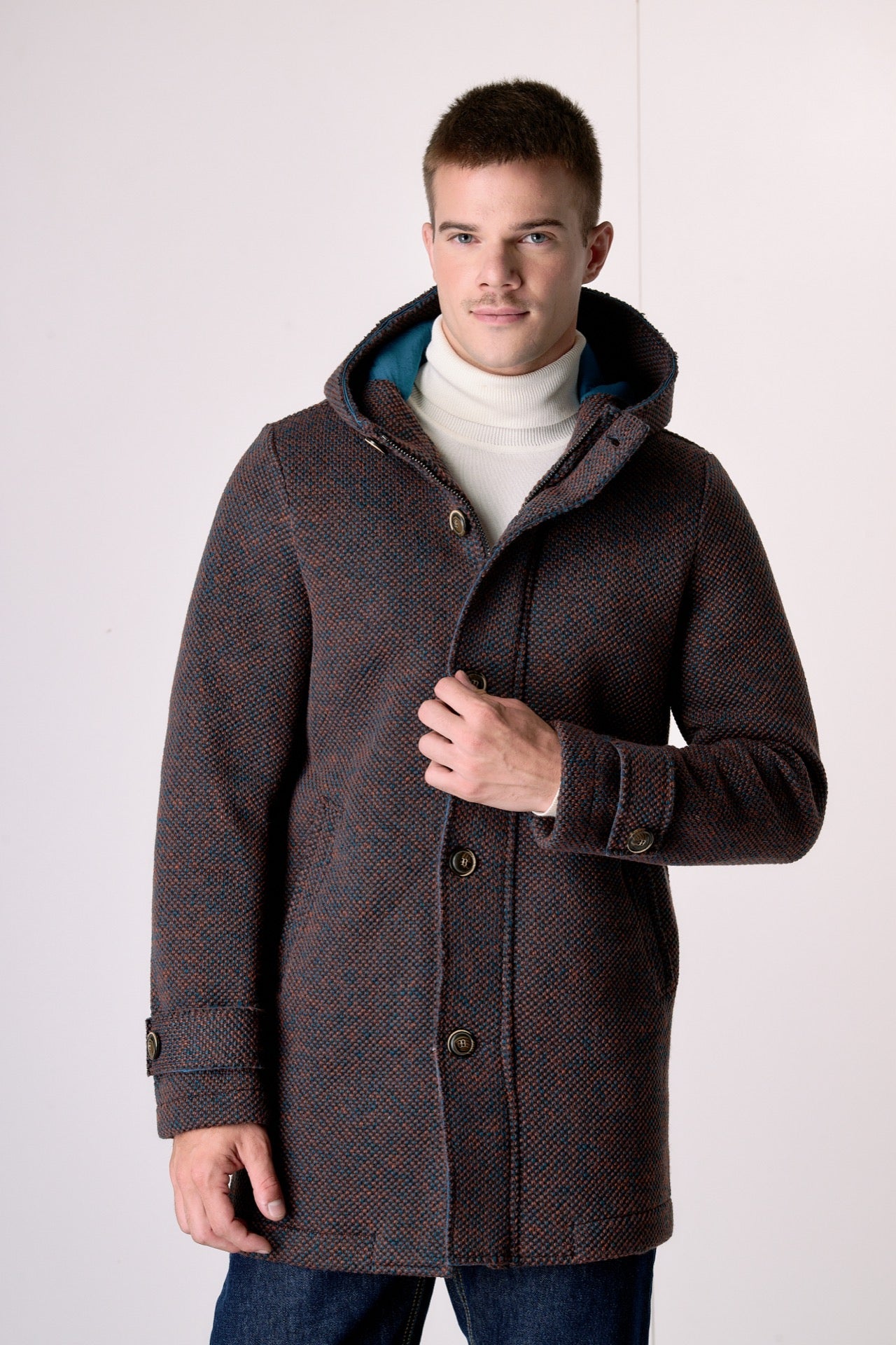 Parka punto riso Multicolor Moro Accoppiato