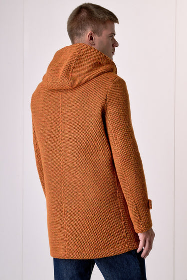 Parka punto riso Multicolor Arancio Accoppiato