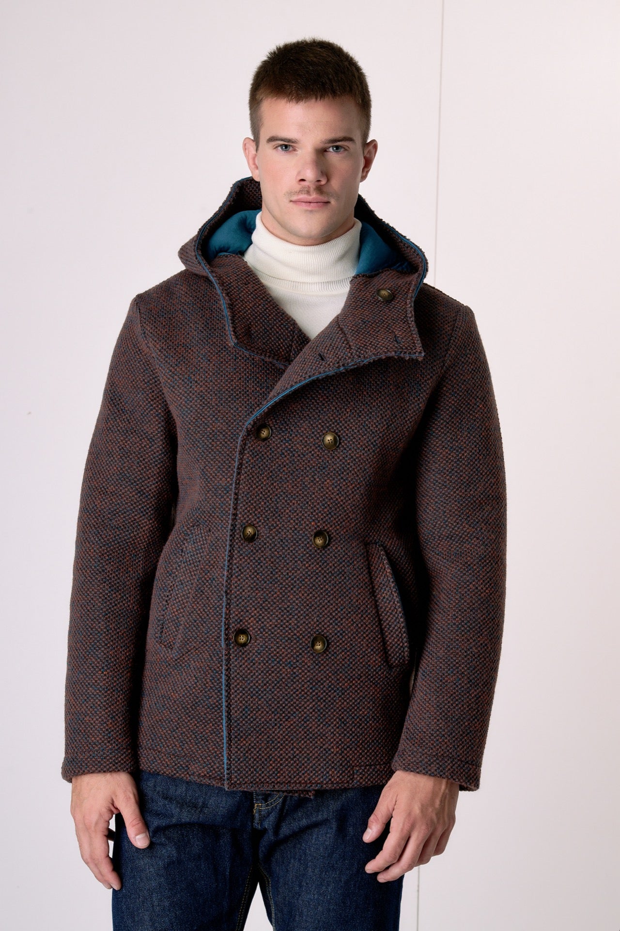 Peacot Doppippetto punto riso Multicolor Moro Accoppiato