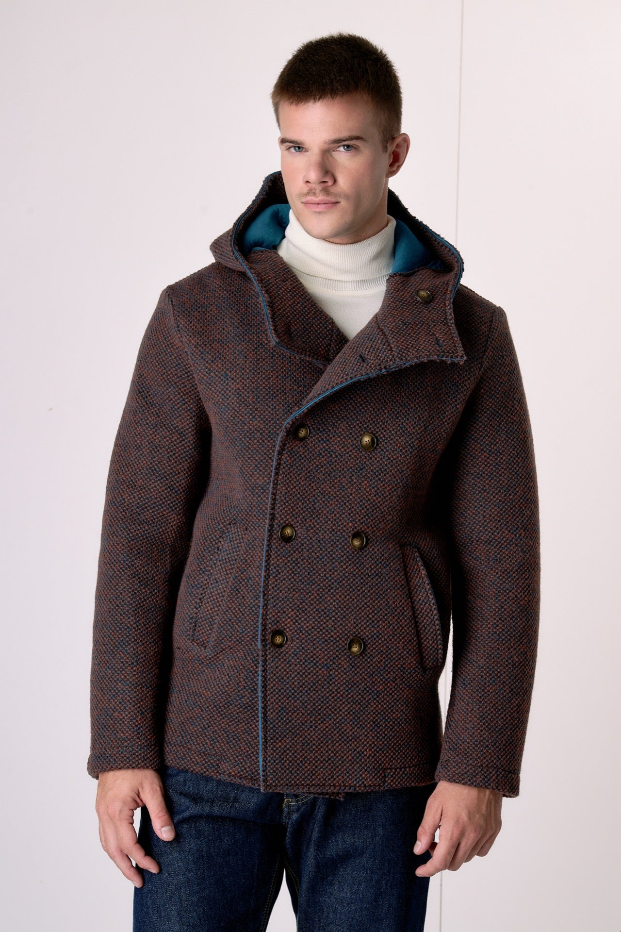 Peacot Doppippetto punto riso Multicolor Moro Accoppiato