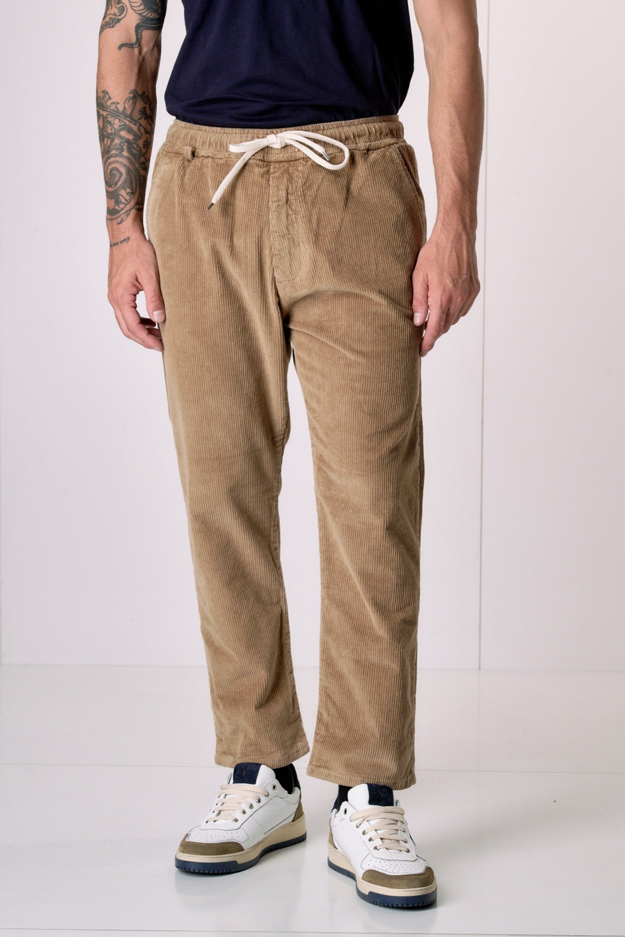 ALICANTE VELLUTO - Pantalone rocciatore in velluto Sabbia