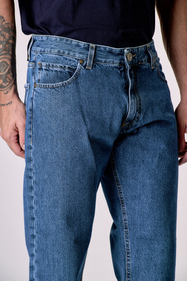 DETROIT - Loose Fit Jeans - Light Blue with V2 Fabric Label