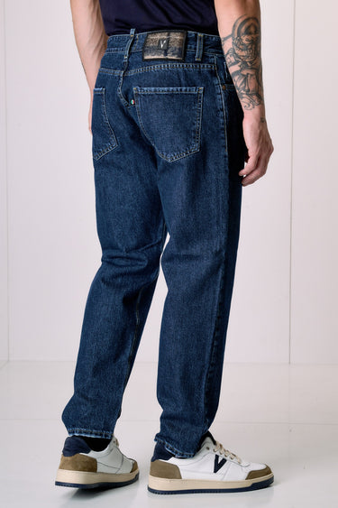 DETROIT - Jeans Loose Fit - Blu con salpa in tessuto V2