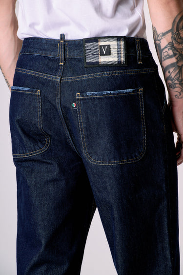 PORTLAND - Jeans Work Over Fit - Lavaggio Zero con salpa in tessuto V2