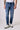 LONDON - Jeans Slim Fit - Blu con doppia Patch frontale e tasca in tessuto V2