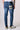 LONDON - Jeans Slim Fit - Blu con doppia Patch frontale e tasca in tessuto V2