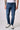 NEW YORK - Pantalone Slim Fit - Blu con tasca in tessuto V2