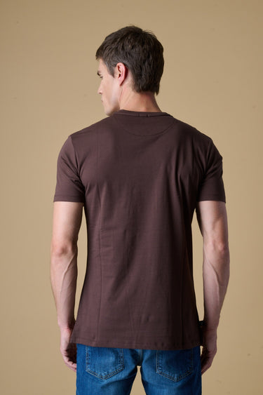 T-Shirt Moro con stampa Fuoristrada e inserti in tessuto V2
