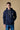 Felpa Japan Fenice con Cappuccio Blu con Patch sul retro in tessuto V2