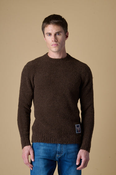 Maglione Girocollo filato Extra-soft Moro