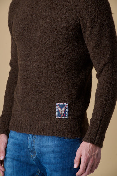 Maglione Girocollo filato Extra-soft Moro