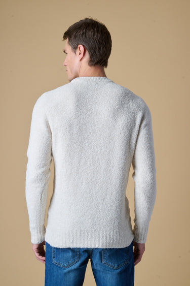 Maglione Girocollo filato Extra-soft Panna
