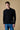Maglione Girocollo filato Extra-soft Nero