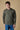 Maglione Girocollo in 100% Extrafine Merino tinto capo Verde Militare