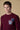 Maglione Girocollo Occhio di Pernice Bordeaux con taschino ricamato in tessuto V2