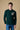 Maglione Girocollo Occhio di Pernice Verde con taschino ricamato in tessuto V2