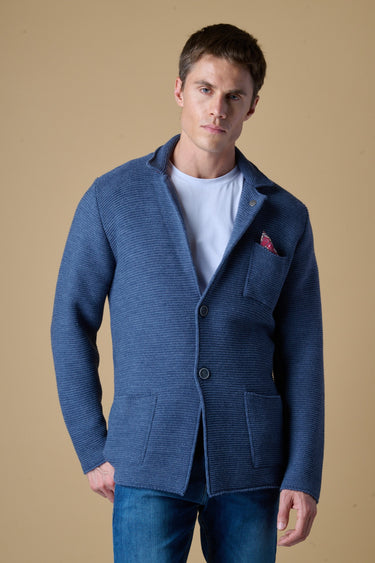 Giacca Monopetto Links Jeans con pochette e interno collo in tessuto V2