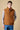 Gilet in Lana Cotta Coccio con fodera interna in Tessuto V2