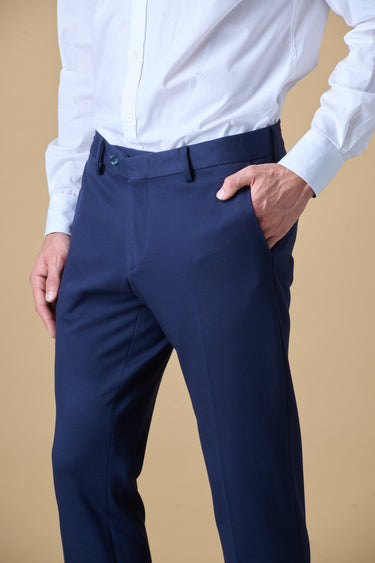 Pantalone Sartoriale Classico Blu con interni in tessuto V2