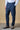 Pantalone Sartoriale Doppia Pence Spigato Blu con interni in tessuto V2