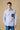 Camicia Oxford Rigata Moro con taschino e dettagli in tessuto V2