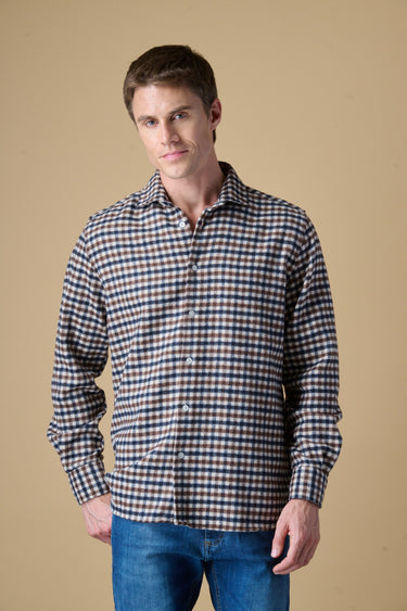 Camicia Quadretto Blu