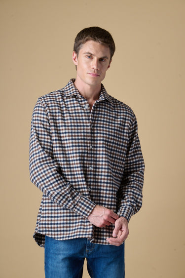 Camicia Quadretto Blu