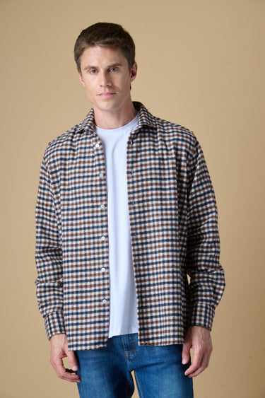 Camicia Quadretto Blu