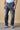 DETROIT PREMIUM - Jeans Loose Fit - Antracite con patch frontali e sul retro e salpa in doppio tessuto V2