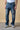 DETROIT PREMIUM - Jeans Loose Fit - Vintage Blu con patch frontali e sul retro e salpa in doppio tessuto V2