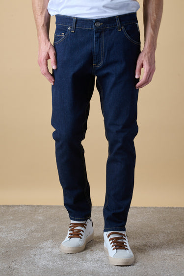 NEW YORK - Jeans Slim Fit - Lavaggio 0 con Tasca in tessuto V2