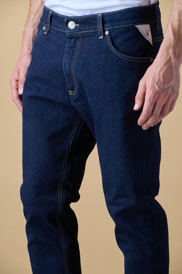 NEW YORK - Jeans Slim Fit - Lavaggio 0 con Tasca in tessuto V2