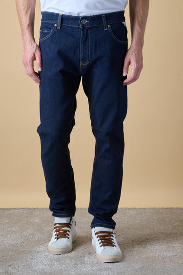NEW YORK - Jeans Slim Fit - Lavaggio 0 con Tasca in tessuto V2