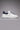 HAMMER - Sneakers a suola alta in pelle martellata con retro in tessuto Gessato Blu e lacci Blu
