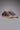 OLYMPIC - Sneakers a suola bassa in pelle martellata Moro con linguetta in tessuto Scozzese