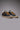 OLYMPIC - Sneakers a suola bassa in pelle martellata Blu con linguetta in tessuto Scozzese