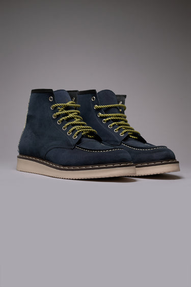 COURMAYEUR - Stivaletto Scamosciato Blu