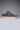 OLYMPIC - Low-top sneakers in hammered leather in dark brown with back and jeans insert