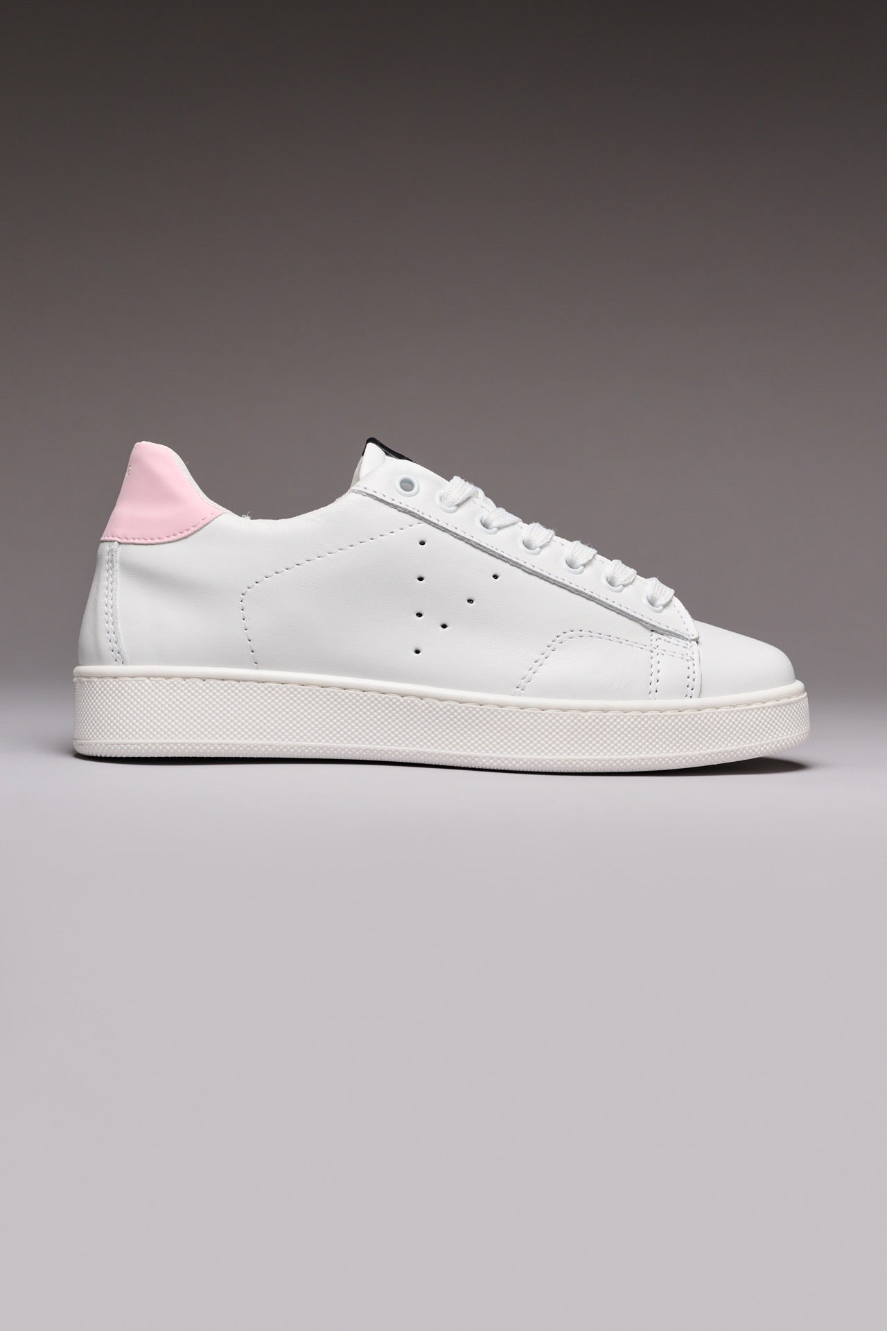 SIERRA - Low-top Sneakers White with Pastel Pink Back