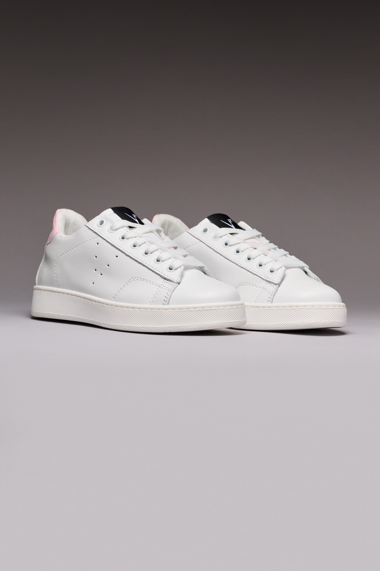 SIERRA - Low-top Sneakers White with Pastel Pink Back