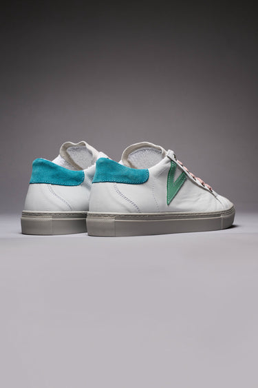 OLYMPIC RAINBOW - Sneakers con suola grigia, inserti e lacci multicolor