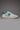 ATENA - Low-top sneakers in white with emerald green rubber inserts