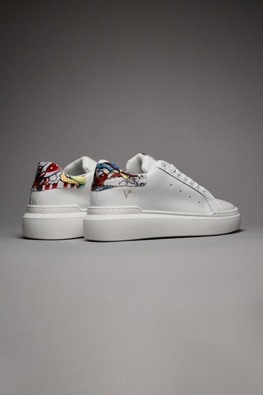 VEGA - High-soled retro sneakers in Comics fabric