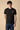 T-Shirt Japan Nera con ricamo Samurai e Stampa a Patch sul retro