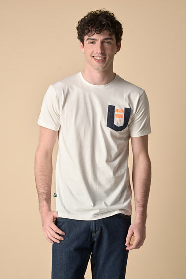 T-Shirt Bianca "Ma basta Taschini"