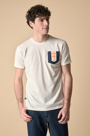 T-Shirt Bianca "Ma basta Taschini"