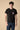 T-Shirt Nera con taschino in tessuto V2 ricamato