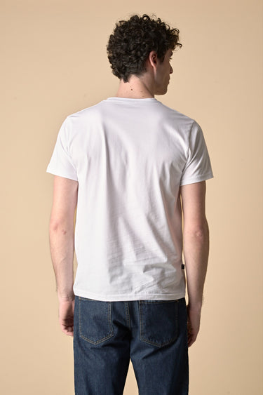 T-Shirt Bianca con Pochette in tessuto V2