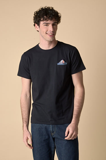 T-Shirt Blu con Pochette in tessuto V2
