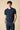 Pure cotton knit T-shirt Blue